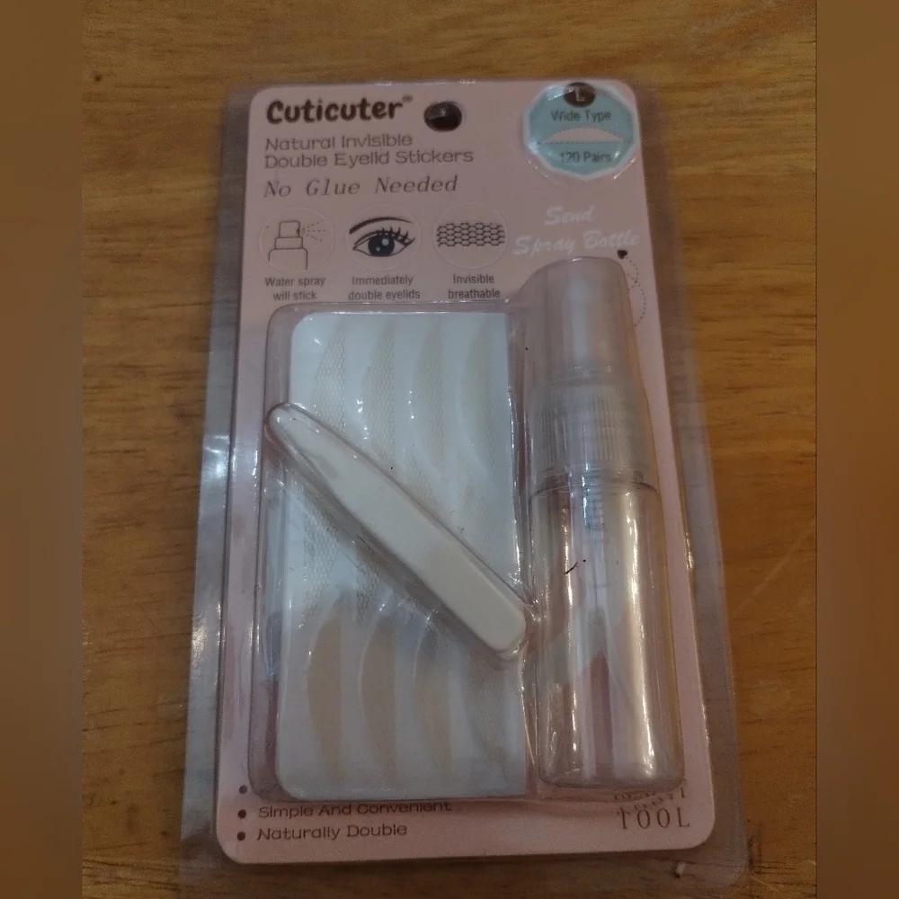 New cuticuter natural invisible double eyelid stickers